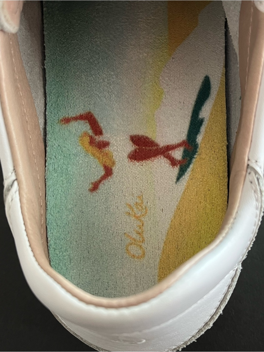 OluKai Pehuea Li ‘ILI Premium Island Inspired White Leather Sneakers Size 8 - Picture 7 of 12